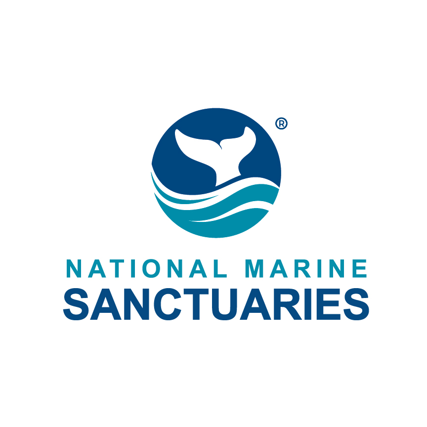 National Marine Sanctuary Whale Tail Logo
